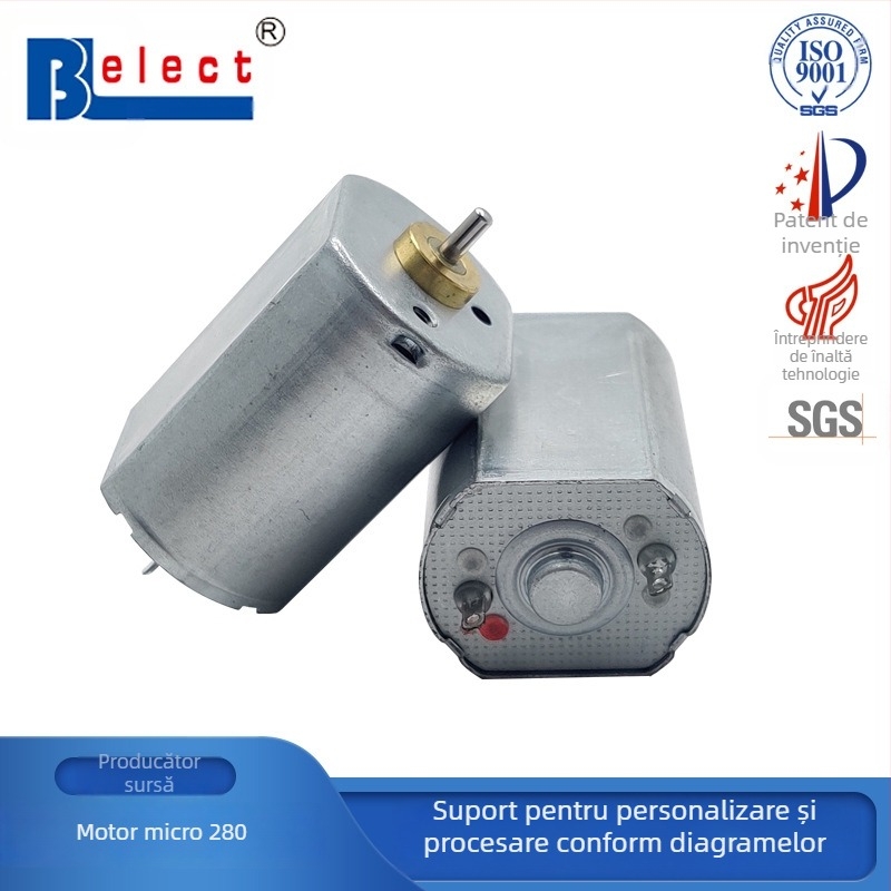 Motor cu perii, micro pentru irigator dentar — DC sub 36V, eficiență 74%, ELECT BL, certificat ISO 9001