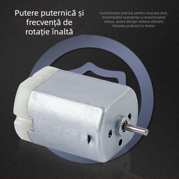 Micro motor 280 pentru închidere centrală – motor vibrație DC pentru ușă, 5000 rpm, 3V, 0.8A, 5 cuplă