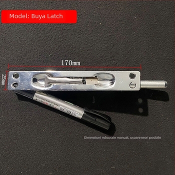 Clichet pentru ușă cu design cu slot ascuns, metal, finisaj electroplacat, stil modern minimalist