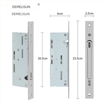 Corp de încuietoare din oțel inoxidabil, model 6008 cu control central, greutate 500, pentru uși de securitate