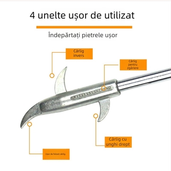 Clește pentru curățarea pietrelor de pe anvelopa auto – Unealtă portabilă multifuncțională pentru îndepărtarea pietrelor