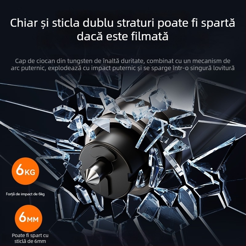 Momax 1-Move 2-in-1 Cutting Safety Hammer