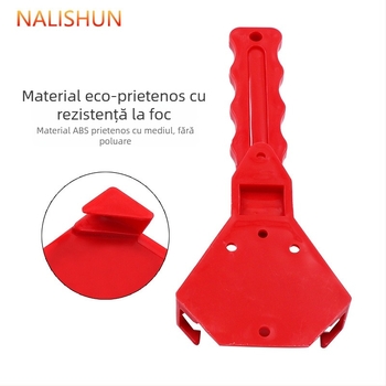 Cioc de siguranță pentru mașină, instrument de evacuare cu spargerea geamului – montat pe mașină, metal + plastic, 99 g, multifuncțional