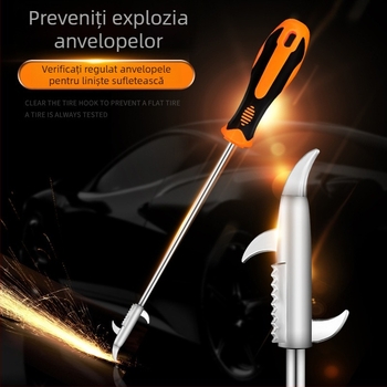 Kit de eliminare a pietrelor din anvelopele auto, cârlig portabil multifuncțional pentru anvelope, anti-explozie