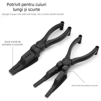 Clește de cuie – Clește auxiliar de fixare, Model 1, Tip: Altul, Greutate netă: 91 g, Domeniu de utilizare: Uz casnic