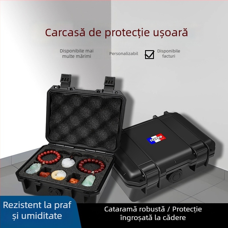 Geantă de unelte manuală specializată; cutie de depozitare rezistentă la uzură; instrument de măsurat pentru gimbal; husă de protecție pentru splicer-ul de fibre optice.
