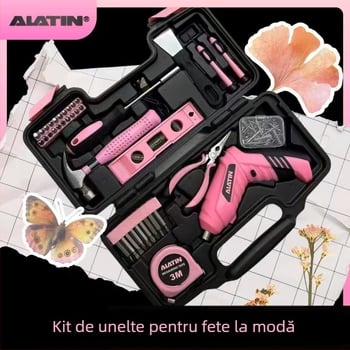 Set de 12 piese din metal și plastic, compatibil cu bormașina, pentru uz casnic