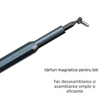 Set de șurubelnițe 24 în 1, șurubelnițe CR-V de precizie, unelte universale de demontare pentru telefoane mobile și calculatoare, biți magnetici puternici