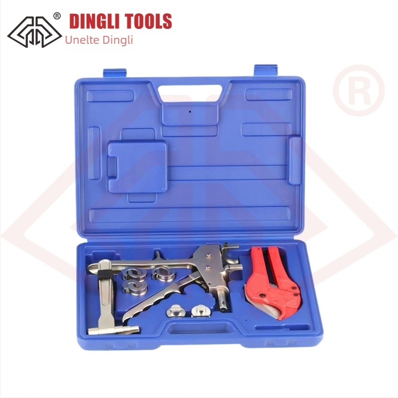 Clește cu prindere glisantă tip cui, Expander de țevi, Țeavă PERT, Unealtă manuală de prindere pentru montaj și întreținere