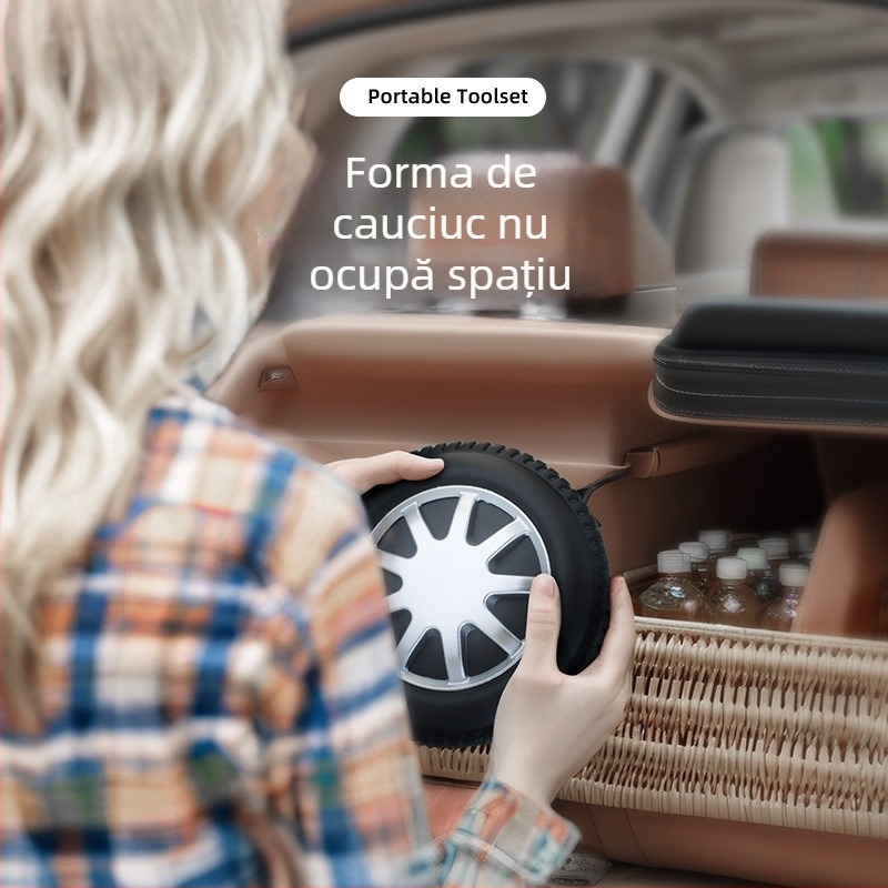 TOOHM set de unelte pentru gospodărie, 29 piese, din oțel carbon, pentru uz casnic, călătorii și întreținere