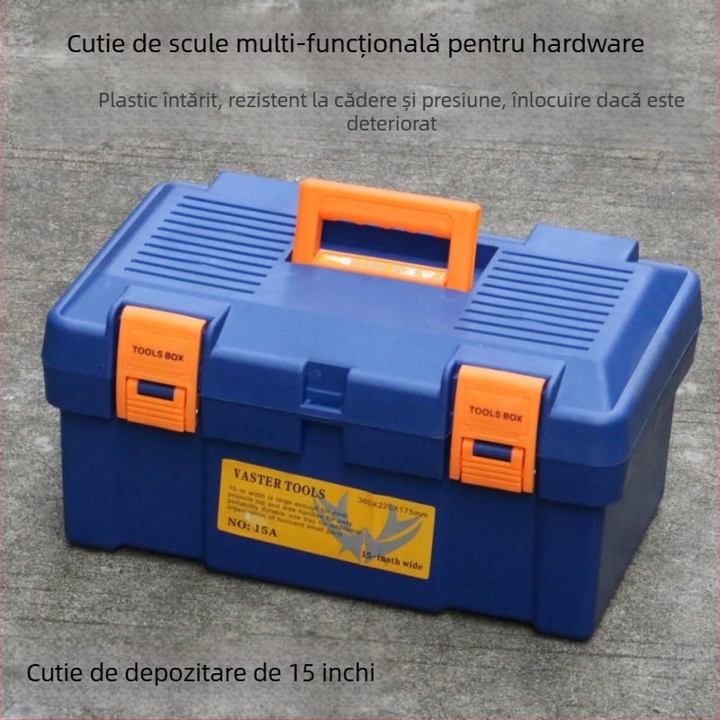 Cutie de scule Heineken deer jy-15A, încărcare 30 kg, construcție ABS, accesorii pentru unelte