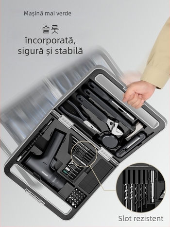 Set de scule cu cutie pentru bormașină – pentru reparații casnice, 11–20 piese, unelte de demontare