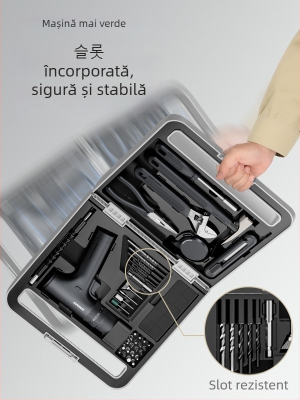 Set de scule cu cutie pentru bormașină – pentru reparații casnice, 11–20 piese, unelte de demontare