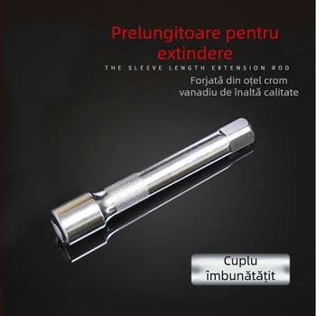 Set de chei cu clichet și capete de soclu, 12 piese, model 24u010153900, pentru întreținere industrială și casnică