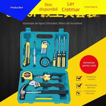 Set de cutie cu unelte din oțel aliat pentru utilizare auto și casnică, greutate netă 1000 g