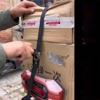 Bandă de fixare cu șurub ratchet și cataramă cu încuidere automată, lățită și îngroșată pentru bagaje de motocicletă