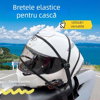 Șnur elastic pentru motocicletă, din nylon, lungime 60–90 cm, diametru 1 mm