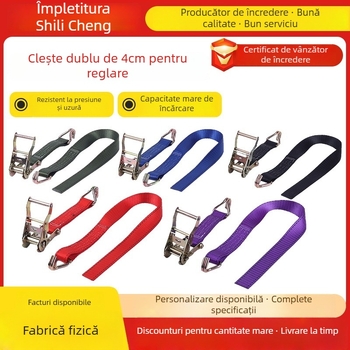 Curea de fixare a încărcăturii pentru camion cu mecanism de tensionare