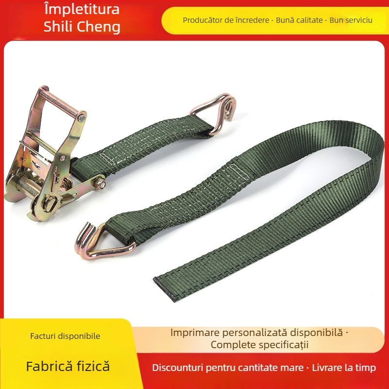 Curea de fixare a încărcăturii pentru camion cu mecanism de tensionare