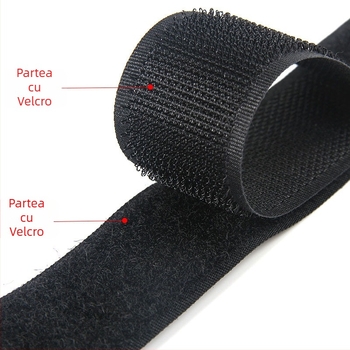 Velcro pentru haine – Velcro cu cârlige injectate, compoziție 60% nylon, 40% polyester, Velcro din nylon, destinat pantofi, rucsaci, mașini, produse pentru copii, cabluri, curele