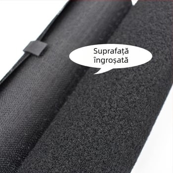 Bandă Velcro lată 20 cm pentru haine, cu spate adeziv, din nailon