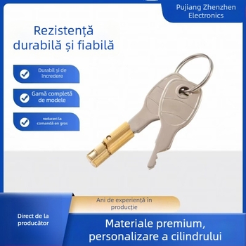 cilindru de încuietoare industrial, din cupru integral, XS1013, Double Tiger, pentru lacăt de semiremorcă, garaj și încuideri industriale, marcă privată autorizată