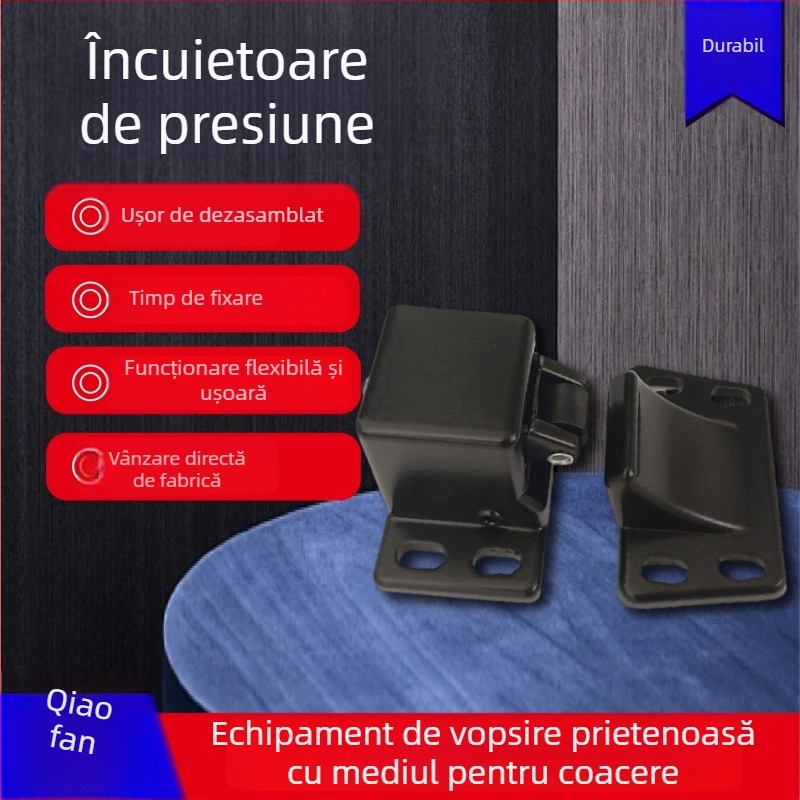 Încuietoare cu presiune pentru ușă glisantă – metal, Leader, potrivită pentru camera de vopsire, camera de pulverizare, încăpere cu temperatură înaltă, echipament de protecție a mediului, stil Light Luxury