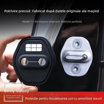 Capac silicon pentru încuietoare și capac protector interior pentru Geely Galaxy L6/L7 E5 Starship – Brand: Kawai Wolf; Personalizare: Nu