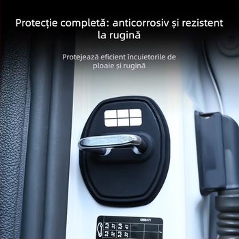 Capac silicon pentru încuietoare și capac protector interior pentru Geely Galaxy L6/L7 E5 Starship – Brand: Kawai Wolf; Personalizare: Nu