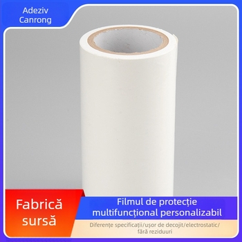 Folie de protecție PE pentru profile din aluminiu și plăci din aluminiu - Vâscozitate reglabilă, Antistatice, Rezistentă la zgârieturi, Material PE, Nucleu: Țeavă de hârie