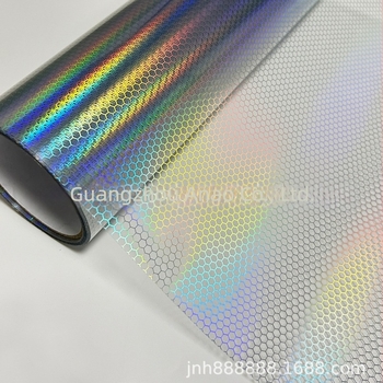 Film pentru faruri auto cu rețea hexagonal laser, PVC transparent, brand Annhao, garanție 1 an