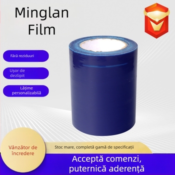 Folie protectoare autoadezivă PE pentru suprafețe de aluminiu, grosime 0,04 mm, anti-murdărie și protecție împotriva prafului, adeziv pe bază de apă