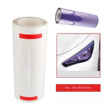 Film TPU pentru faruri auto, control al iluminării, schimbare de culoare, autovindecare