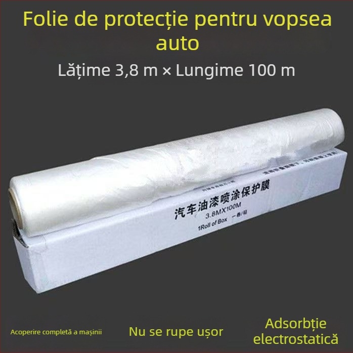 Film de mască PE de înaltă vâscozitate pentru decorare, protecția vopselei auto și protecția mobilierului