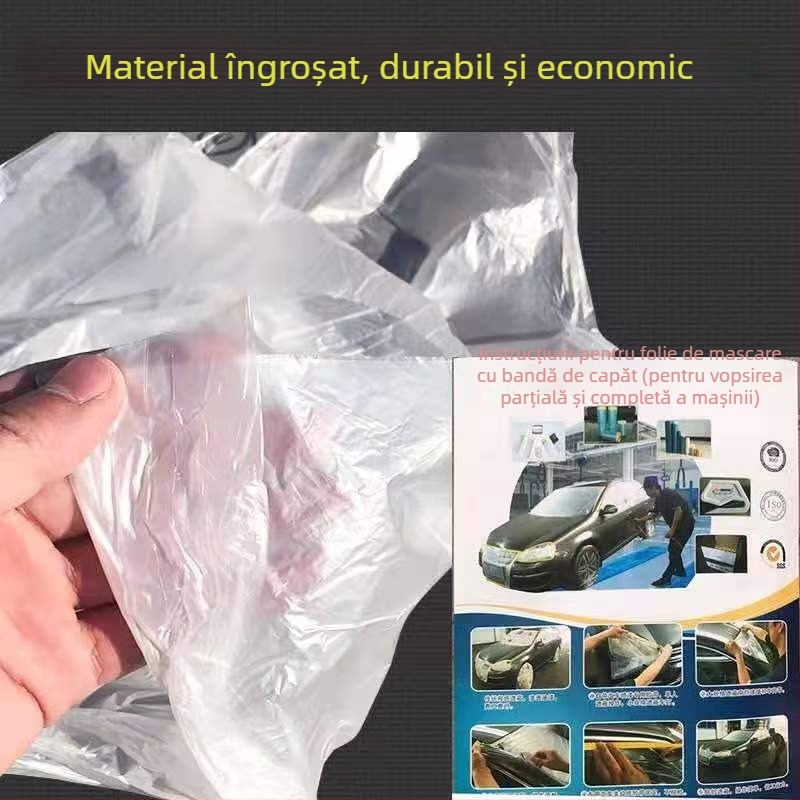 Film de mască PE de înaltă vâscozitate pentru decorare, protecția vopselei auto și protecția mobilierului