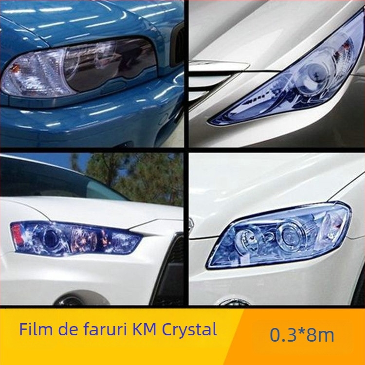Folie pentru faruri și stopuri auto - PVC, folie de siguranță, grosime 0,09 mm, transparență a luminii 80%, procesare personalizată