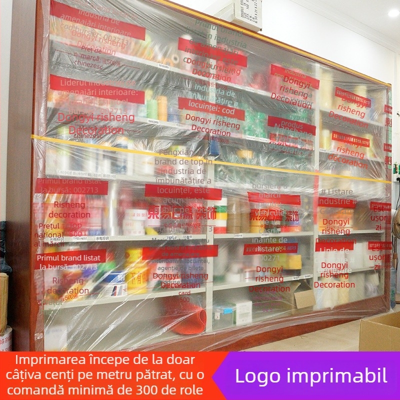 Folie de mascaj pentru vopsirea automobilelor și decorarea interioară; folie protectoare anti-praf pentru podea și pereți.