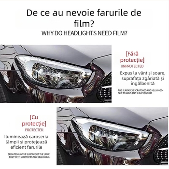 MLP Film auto pentru faruri și stopuri – TPU, Protecție împotriva zgârieturilor