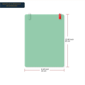 Film pentru oglinda retrovizoare auto, protecție împotriva ploii și ceții, PET cu acoperire nano, grosime 0,12 mm, adeziv siliconic, transmisie luminoasă 100%
