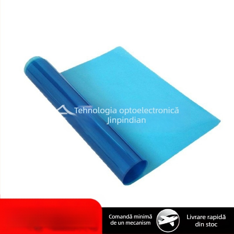 Film pentru oglinda retrovizoare auto, protecție împotriva ploii și ceții, PET cu acoperire nano, grosime 0,12 mm, adeziv siliconic, transmisie luminoasă 100%