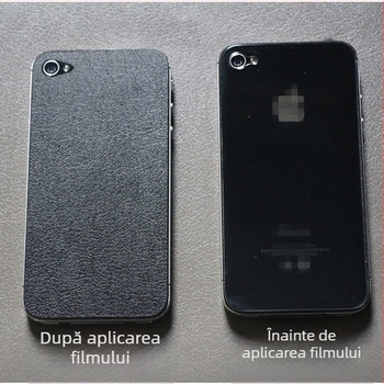Folie de interior auto cu textură de piele, model Litchi grain, folie de interior cu schimbare de culoare, PVC, montaj cu adeziv, personalizare