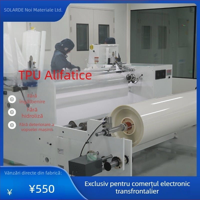 Folie de protecție a vopselei din TPU (PPF) pentru toate vehiculele, grosime 7.5 MIL, protecție UV 99%, transmisie a luminii 50%, reflexie a luminii vizibile 20%, garanție de 5 ani