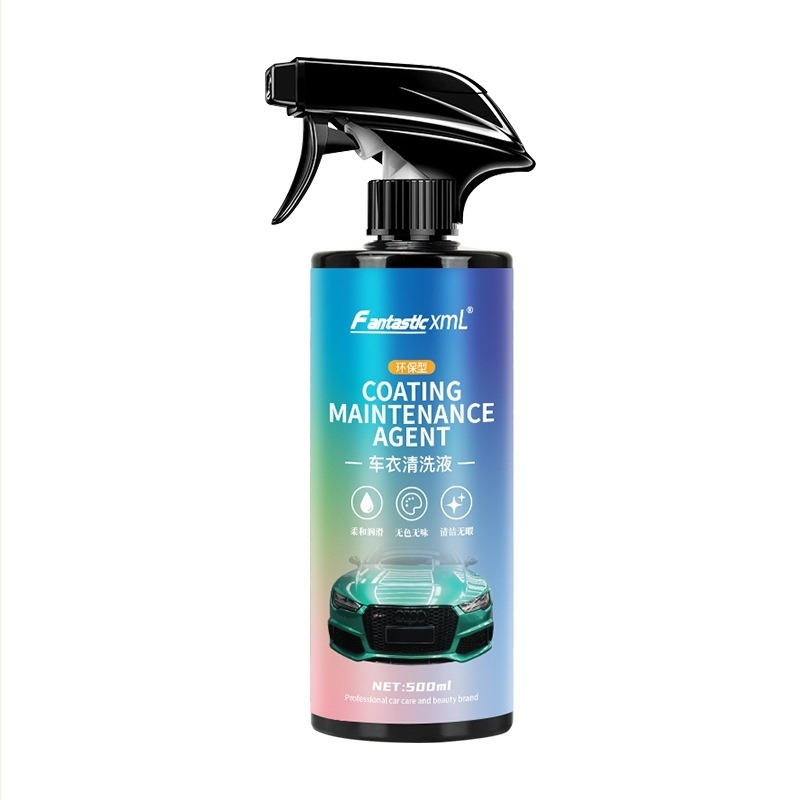 Lichid de curățare pentru folie auto wrap, cu film de schimbare a culorii și protecție TPU, sigur pentru suprafața foliei.