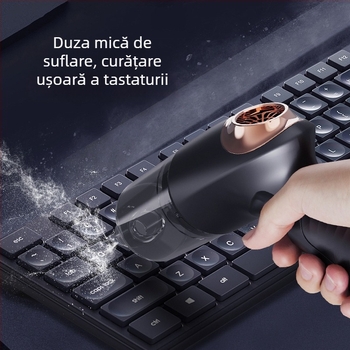 Aspirator de mașină fără fir, baterie încorporată 1001–1600 mAh, 90 W, aspirație ≥25 kPa