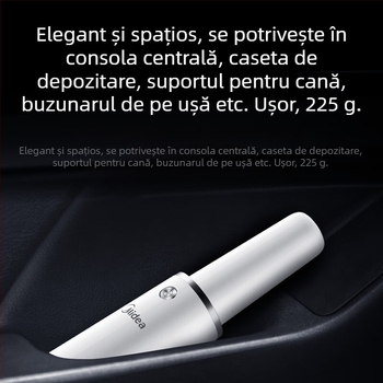 Midea TK2C aspirator fără fir pentru mașină – Dual pentru mașină și casă, aspirație puternică, baterie încorporată 1600–2000 mAh, autonomie până la 1 oră, aspirație sub 2000 Pa