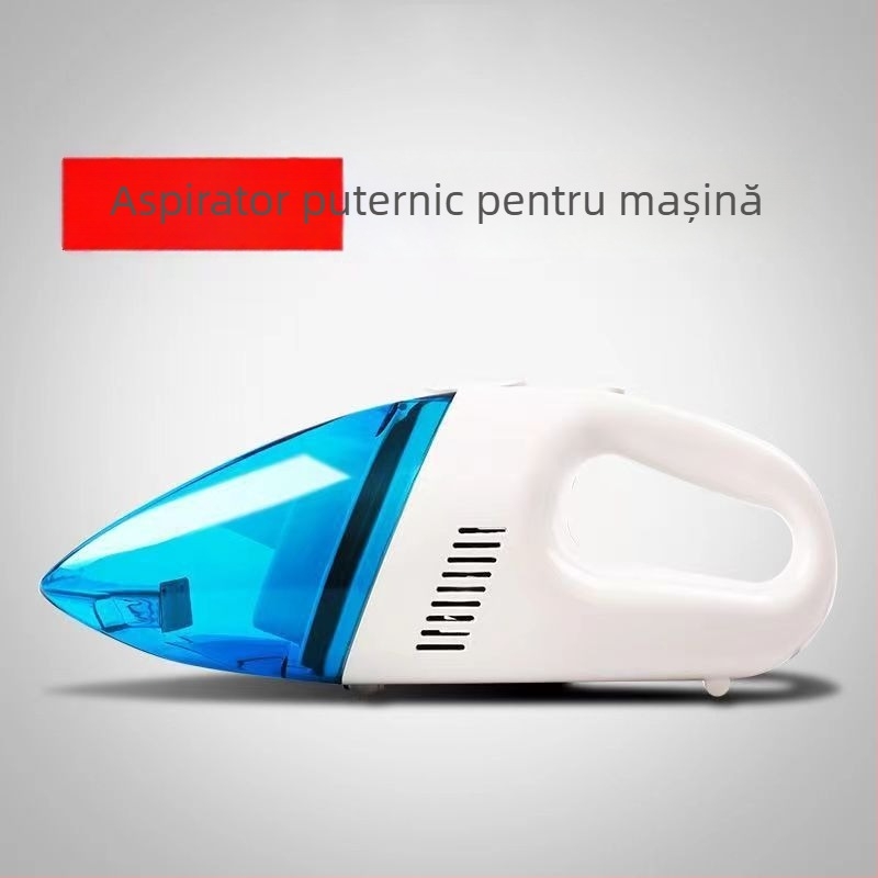 Aspirator auto pentru umezeală și uscat — mini aspirator de mână, portabil, 12V, 60W, 3500Pa