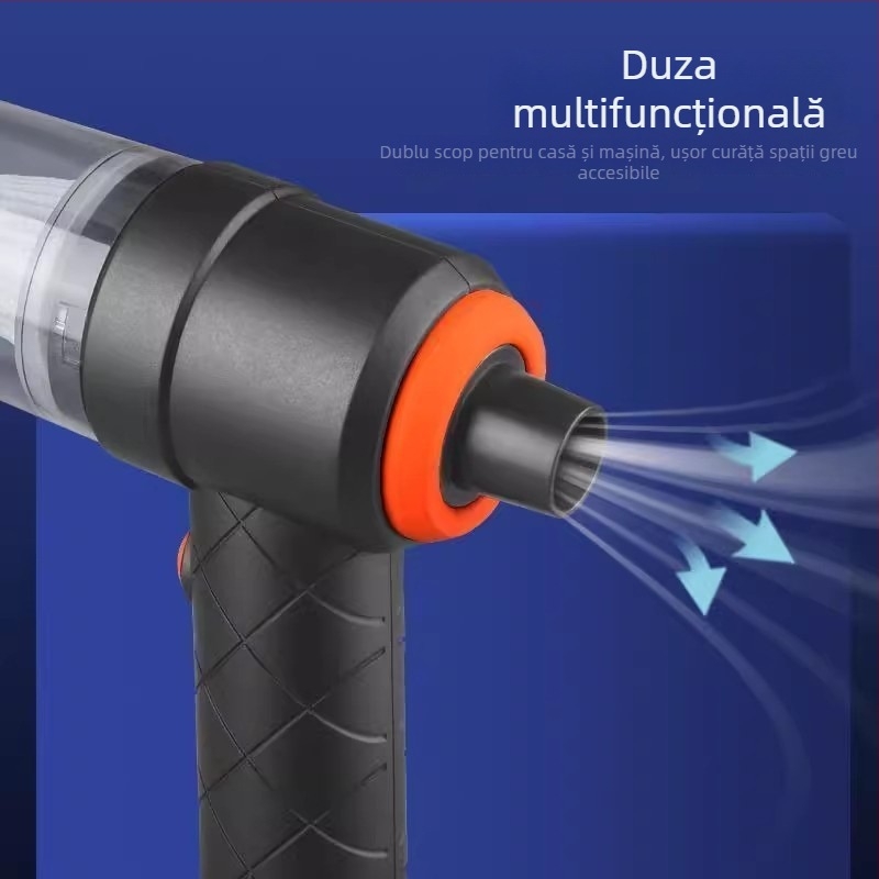 Aspirator auto fără fir, portabil, încărcare wireless, 45W, aspirație sub 10 kPa, baterie detașabilă de 500 mAh, model YT-M2042