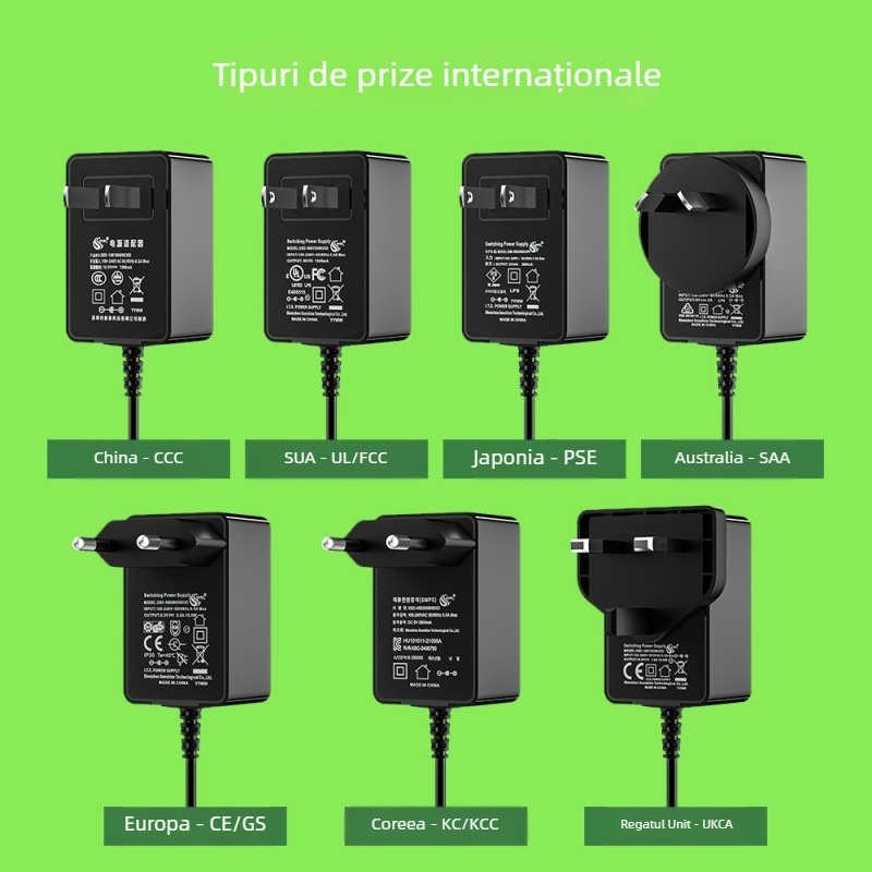 Adaptor de alimentare 12V 2A, standard SUA, ETL certificat, seria 24W