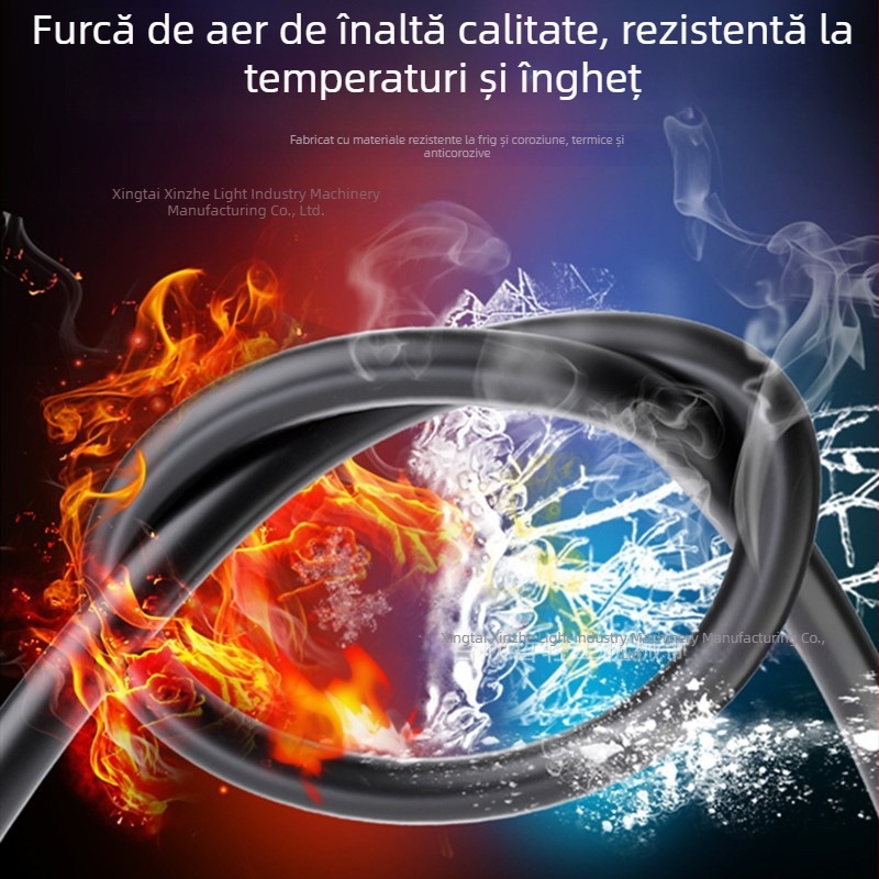 Pompa manuală de înaltă presiune cu manometru, model A902, corp din fier, 160 psi, include ac pentru mingi