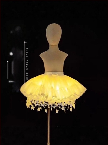 Fustă pentru copii luminoasă, în stil Lolita, tutu, siluetă prințească